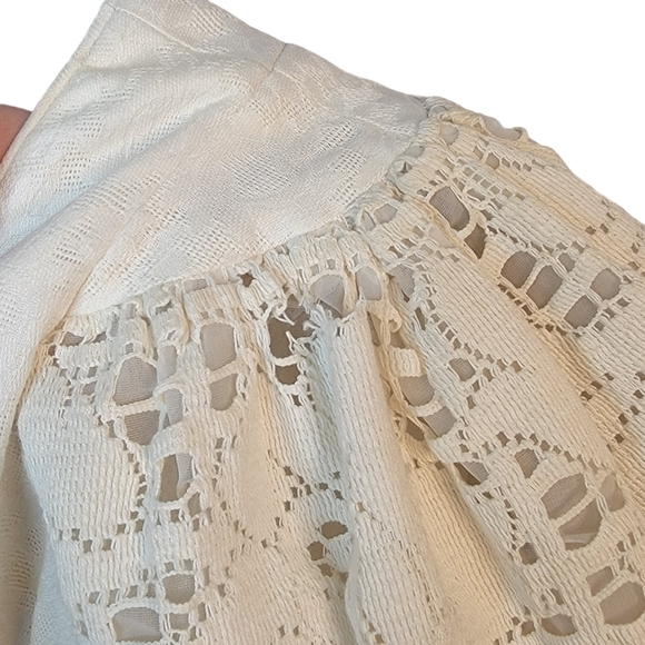 Lou-Ette California Vintage Victorian Vibes Made in USA White Dress Size 3-4 - Picture 5 of 10